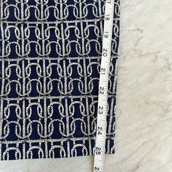 J.Crew Nautical Cafe Capri Pants cotton stretch size 10 - Picture 6 of 7